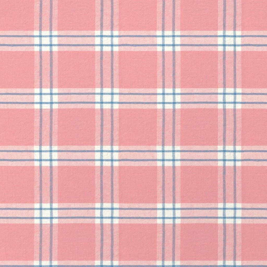 린넨 파스텔 체크